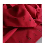 Harman Red Tablecloth with Tree Patterns 60 x 120"