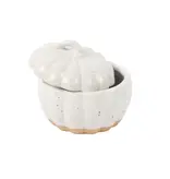 Harman White Pumpkin-Shaped Soup Bowl