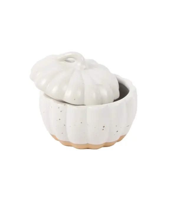 Harman White Pumpkin-Shaped Soup Bowl