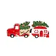 Ensemble de salière et poivrière camion et roulotte de Noël