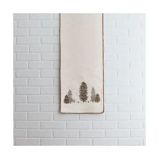 Harman Chemin de table Beige forêt naturelle