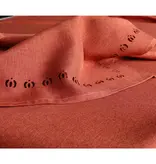 Harman Rust Tablecloth with Pumpkin Patterns 60 x 90"