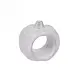 Set of 4 White Pumpkin-Shaped Napkin Rings