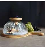Foghat Glass Cloche Smoking Set