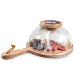 Foghat Glass Cloche Smoking Set