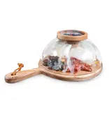 Foghat Glass Cloche Smoking Set