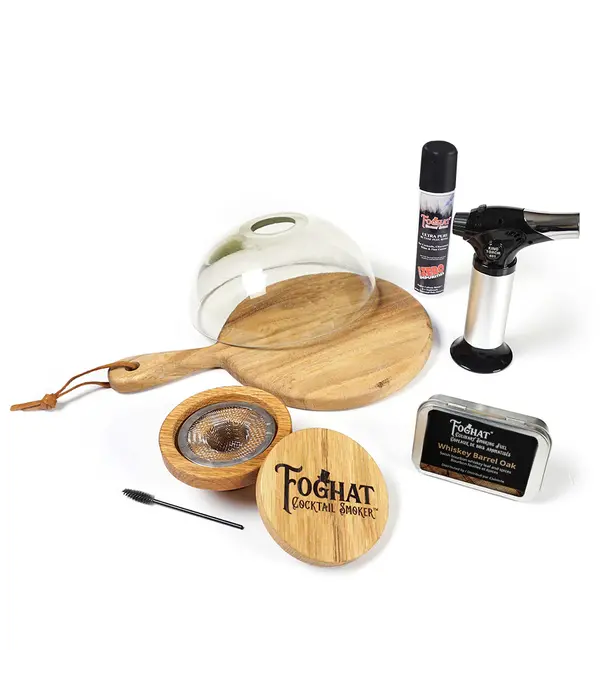 Foghat Glass Cloche Smoking Set