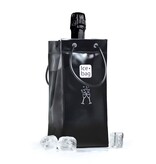 Sac à glace réutilisable pour bouteille de vin Noir