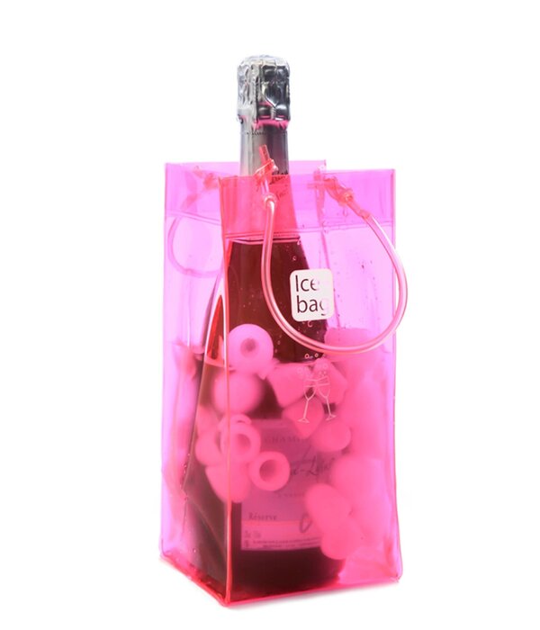 Sac à glace réutilisable pour bouteille de vin Rose