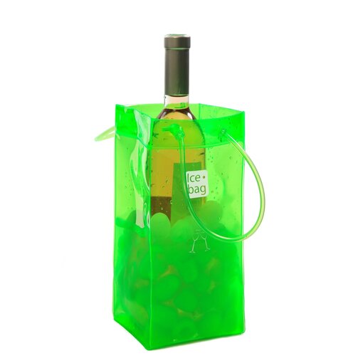 Reusable Wine Bottle Ice Bag Green