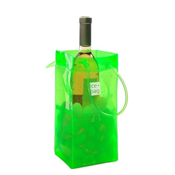 Sac à glace réutilisable pour bouteille de vin Vert