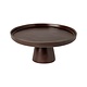 Costa Nova "Organic" Stoneware Footed Plate, Brown