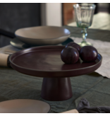 Costa Nova Costa Nova "Organic" Stoneware Footed Plate, Brown