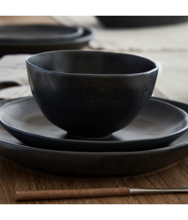 Costa Nova Costa Nova "Livia" Black Soup/Cereal Bowl