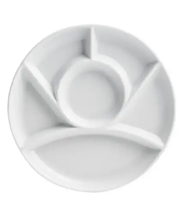 Trudeau Trudeau Round Fondue Plates, set of 4