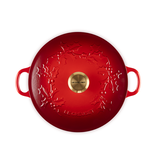 Le Creuset Cocotte Cerise Holly 4.1L Le Creuset
