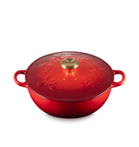 Le Creuset Cocotte Cerise Holly 4.1L Le Creuset