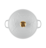 Le Creuset Le Creuset Holly Collection White Chef's Dutch Oven 4.1L