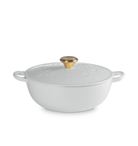 Le Creuset Le Creuset Holly Collection White Chef's Dutch Oven 4.1L
