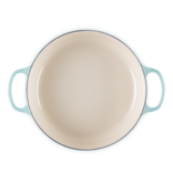 Le Creuset Cocotte ronde peu profonde Sauge 6.2L Le Creuset