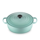 Cocotte ronde peu profonde Sauge 6.2L Le Creuset