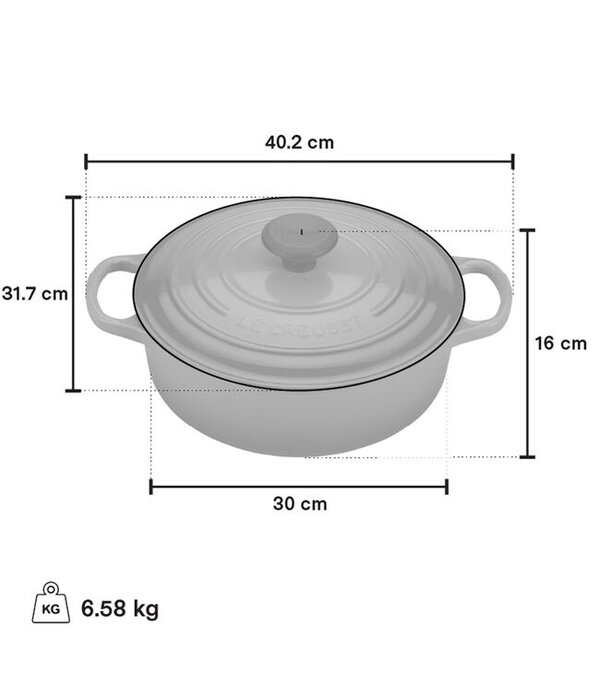 Le Creuset Le Creuset Artichaut Shallow Round Dutch Oven 6.2L