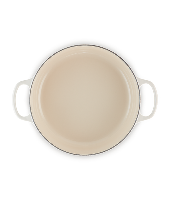 Le Creuset Le Creuset Meringue Shallow Round Dutch Oven 6.2L