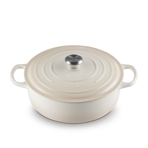 Le Creuset Le Creuset Meringue Shallow Round Dutch Oven 6.2L