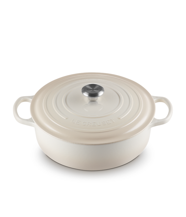 Le Creuset Le Creuset Meringue Shallow Round Dutch Oven 6.2L