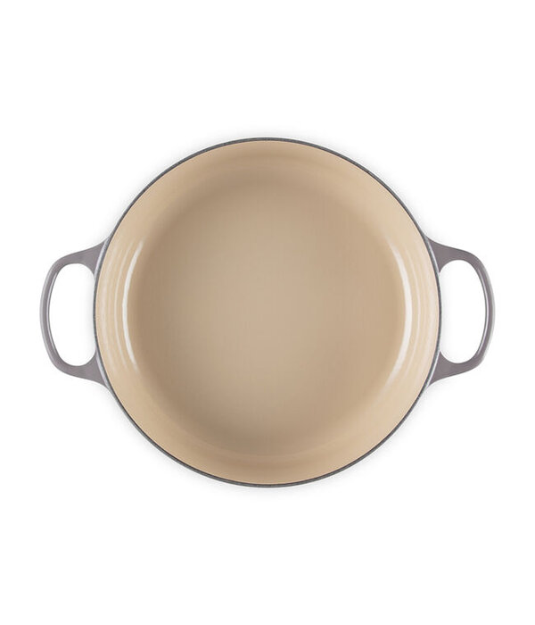 Le Creuset Le Creuset Oyster Shallow Round Dutch Oven 6.2L