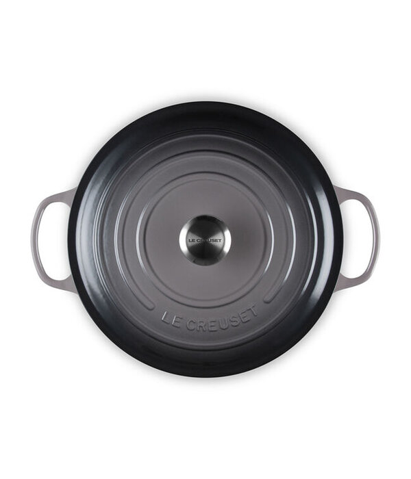 Le Creuset Le Creuset Oyster Shallow Round Dutch Oven 6.2L