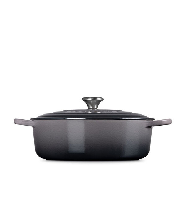 Le Creuset Cocotte ronde peu profonde Oyster 6.2L Le Creuset