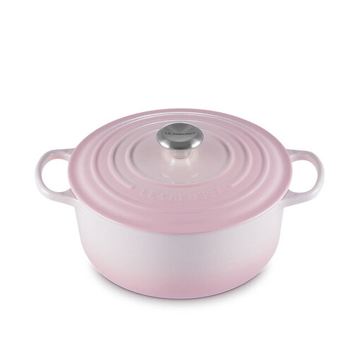Le Creuset Le Creuset Shell Pink Round Dutch Oven 5.3L