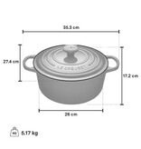 Le Creuset Le Creuset Meringue Round Dutch Oven 5.3L