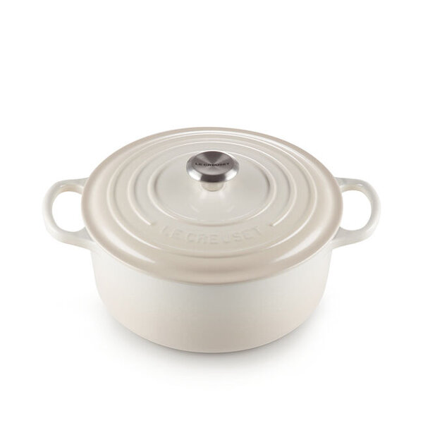 Cocotte ronde Meringue 5.3L Le Creuset