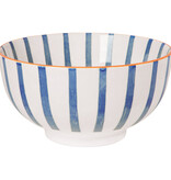 Danica Heirloom Bol rayé bleu avec motif citron 4.5" de Danica