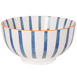 Danica Heirloom Bol rayé bleu avec motif citron 4.5" de Danica