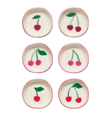 Danica Heirloom Ensemble de 6 bols en grès Cerises assortis