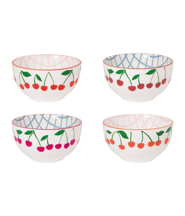 Danica Heirloom Danica Set of 4 Very Cherry Bowls 14oz
