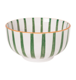 Danica Heirloom Bol rayé vert avec motif citron 4.5" de Danica
