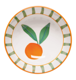 Danica Heirloom Bol rayé vert avec motif citron 4.5" de Danica