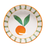Danica Heirloom Bol rayé vert avec motif citron 4.5" de Danica