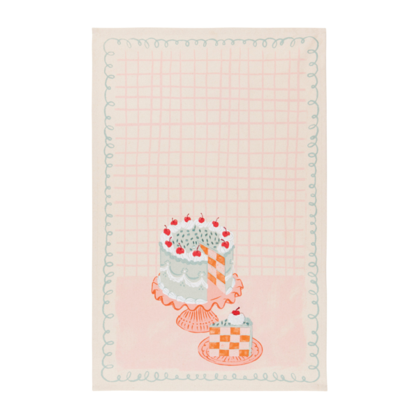 Danica "Take The Cake" Cotton Dish Towel 18x28"
