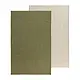 Ensemble de 2 serviettes à main Beige et Verte 20x30" de Danica