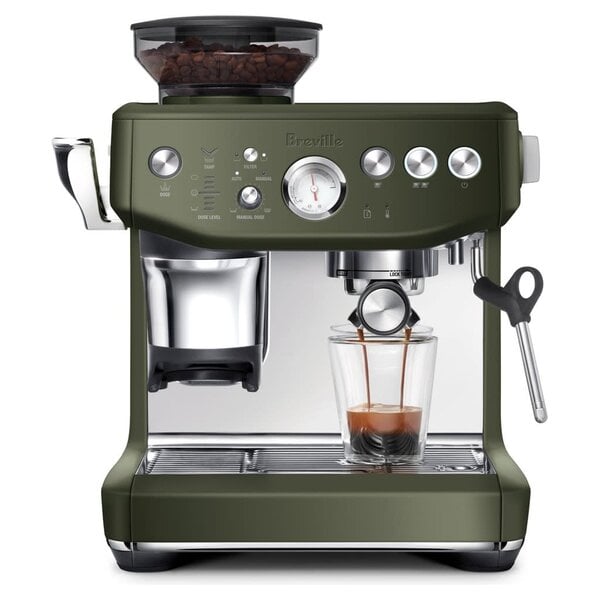 Machine à espresso Barista Express® Impress Vert Olive - Breville