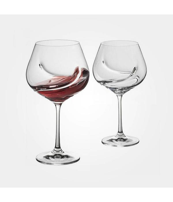Trudeau Trudeau Set of 2 Oxygen Red Wine Glasses