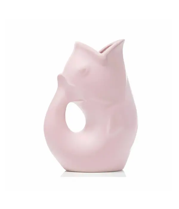 Gurgle Pot Matte Pink Drink Pitcher 42oz