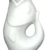Gurgle Pot Matte White Drink Pitcher 42oz