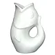 Gurgle Pot Matte White Drink Pitcher 42oz