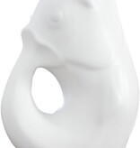 Gurgle Pot White Drink Pitcher 42oz